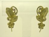 K18YG DIA EARRING