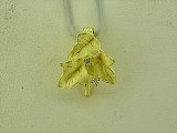 K18YG DIA PENDANT