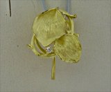 K18YG DIA PENDANT