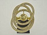 K18YG DIA RING