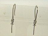 K18WG　DIA  EARRING