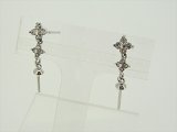 K18WG　DIA  EARRING