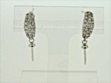 K18WG　DIA  EARRING