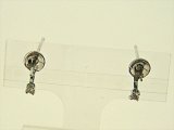 K18WG　DIA  EARRING