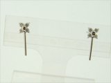 K18WG　DIA  EARRING