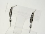 K18WG　DIA  EARRING