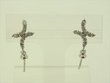 K18WG　DIA  EARRING