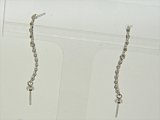 K18WG　DIA  EARRING