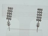 K18WG　DIA  EARRING