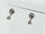 K18WG　DIA  EARRING