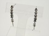 K18WG　DIA  EARRING