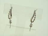 K18WG　DIA  EARRING