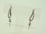 K18WG　DIA  EARRING