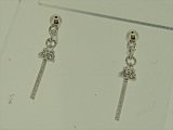 K18WG　DIA  EARRING