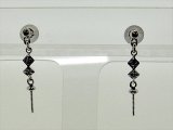 K18WG　DIA  EARRING