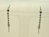 K18WG　DIA  EARRING