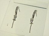 K18WG　DIA  EARRING