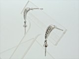 K18WG　DIA  EARRING