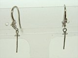 K18WG　DIA  EARRING