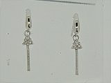 K18WG　DIA  EARRING