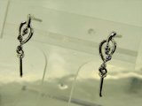 K18WG　DIA  EARRING