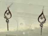 K18WG　DIA  EARRING