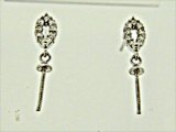 K18WG　DIA  EARRING