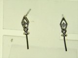 K18WG　DIA  EARRING