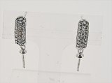 K18WG　DIA  EARRING