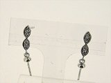 K18WG　DIA  EARRING