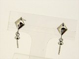 K18WG　DIA  EARRING