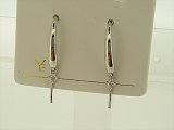 K18WG　DIA  EARRING