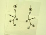 K18WG　DIA  EARRING