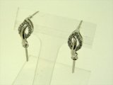 K18WG　DIA  EARRING