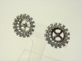 K18WG　DIA  EARRING