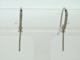 K18WG　DIA  EARRING