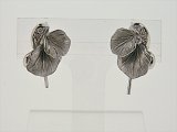 K18WG DIAMOND EARRING