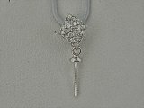 K18WG DIA PENDANT