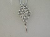 K18WG DIA PENDANT