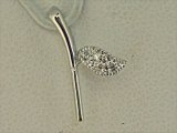 K18WG DIA PENDANT