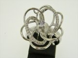 K18WG DIA RING