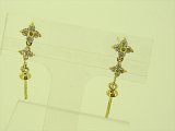 Photo: K18YG DIA EARRING