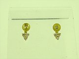 Photo: K18YG DIA EARRING