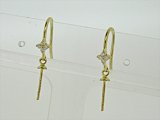 Photo: K18YG DIA EARRING