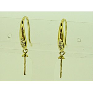 Photo: K18YG DIA EARRING