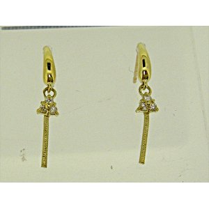 Photo: K18YG DIA EARRING