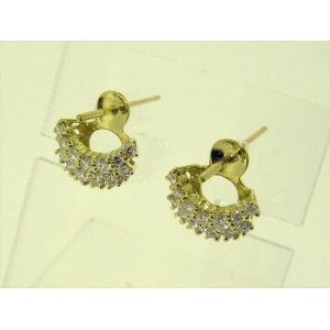 Photo: K18YG DIA EARRING