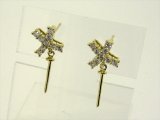 Photo: K18YG DIA EARRING