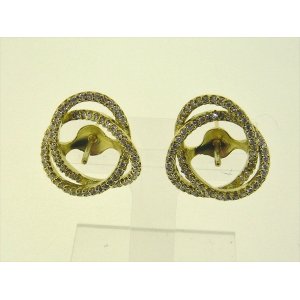 Photo: K18YG DIA EARRING