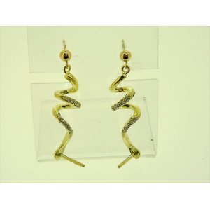 Photo: K18YG DIA EARRING